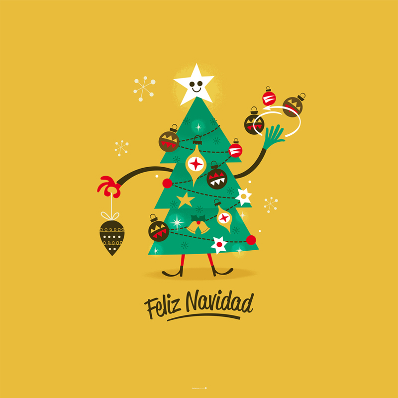 Feliz Navidad Cádiz, exposición de ilustraciones navideñas