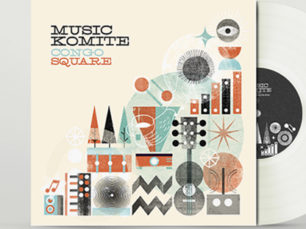 Music Komite, diseño de portada de disco y vinilo