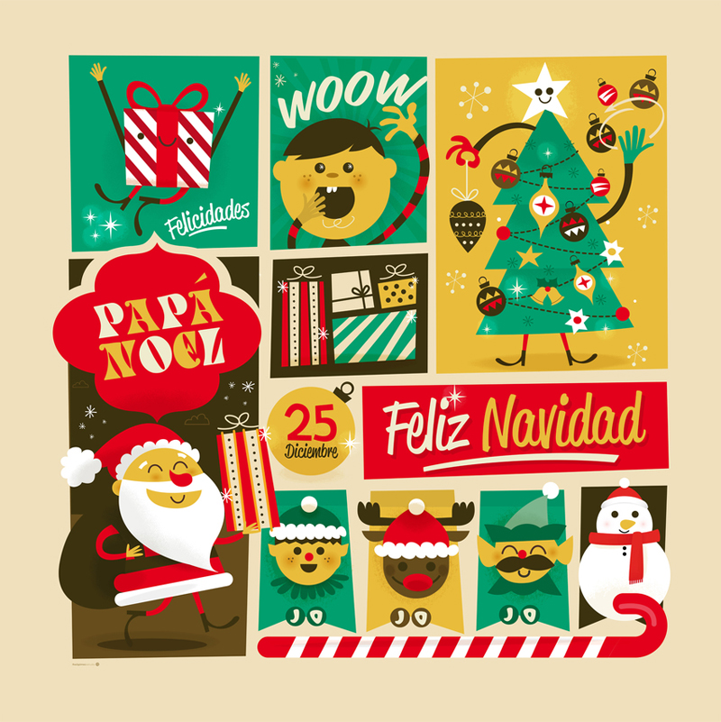 Feliz Navidad Cádiz, exposición de ilustraciones navideñas