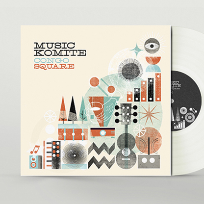 Music Komite, diseño de portada de disco y vinilo