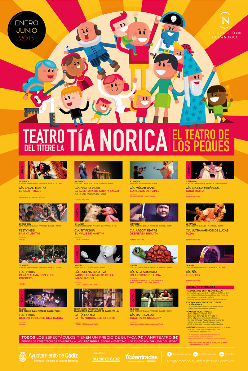 Diseño de imagen para el Teatro La Tía Norica
