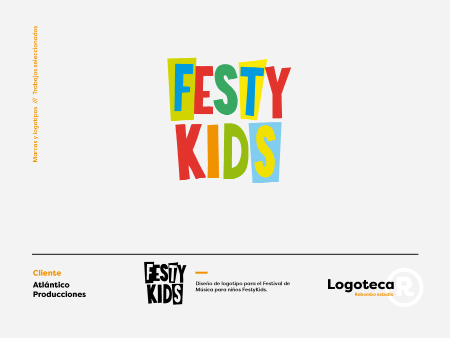 Diseño de logotipo para el Festival de Música para niños FestyKids.