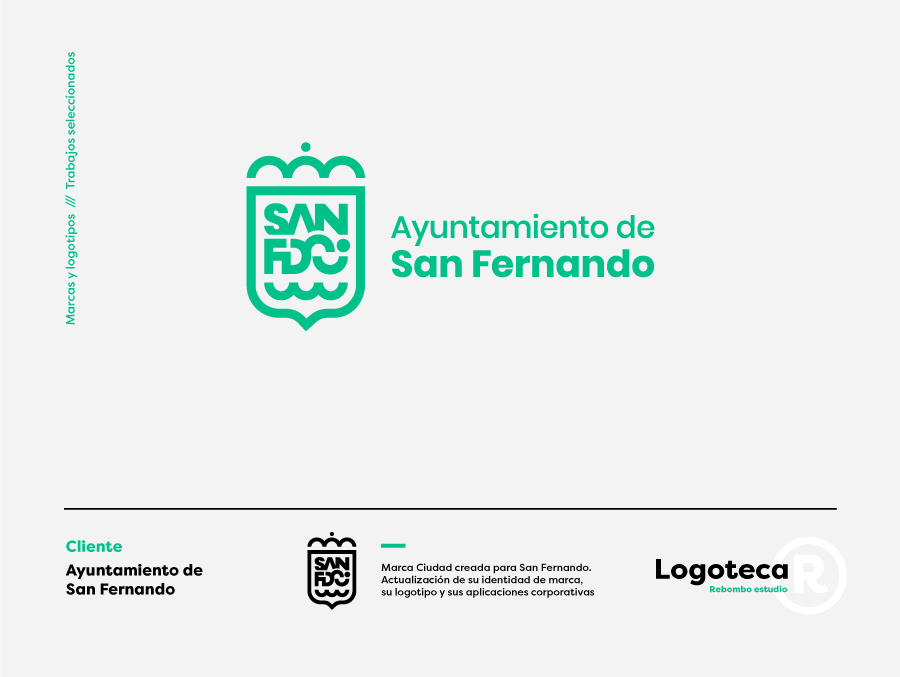 Logotipo e branding ciudad De San Fernando, Cádiz