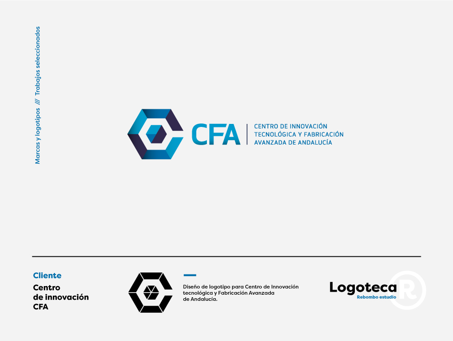 Diseño de logotipo para Centro de Innovación tecnológica y Fabricación Avanzada de Andalucía.